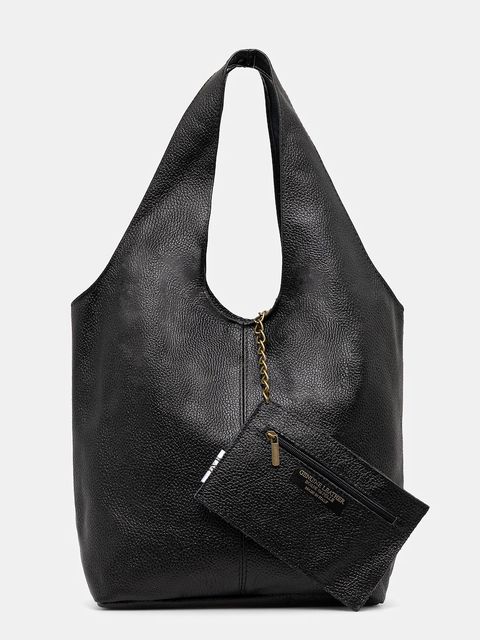 Answear.LAB torebka skórzana kolor czarny - zdjęcie produktu nr 1