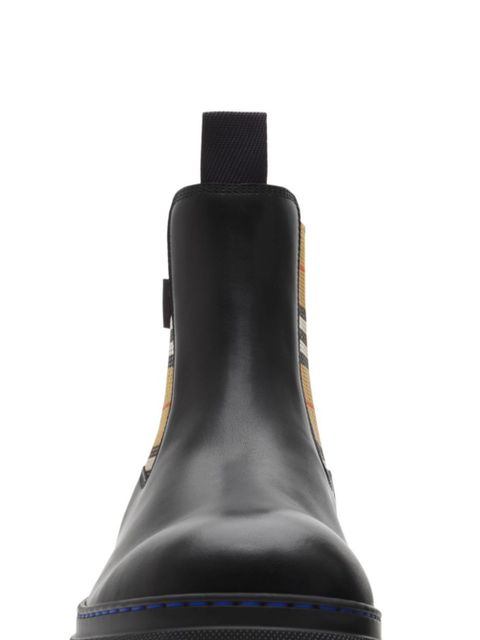 Burberry leather Chelsea boots - Black - zdjęcie produktu nr 2