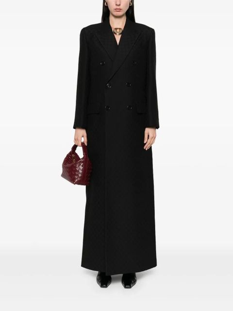 Gucci double-breasted coat - Black