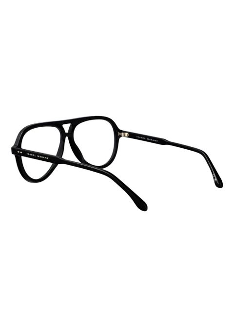 Isabel Marant Eyewear pilot-frame glasses - Black