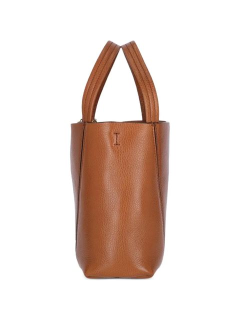 Chloé small Chloé Spin charm-detai tote bag - Brown