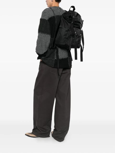 Maison Margiela ring-embellished backpack - Black - zdjęcie produktu nr 2