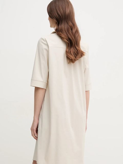 Joseph Ribkoff sukienka kolor beżowy mini prosta 251153