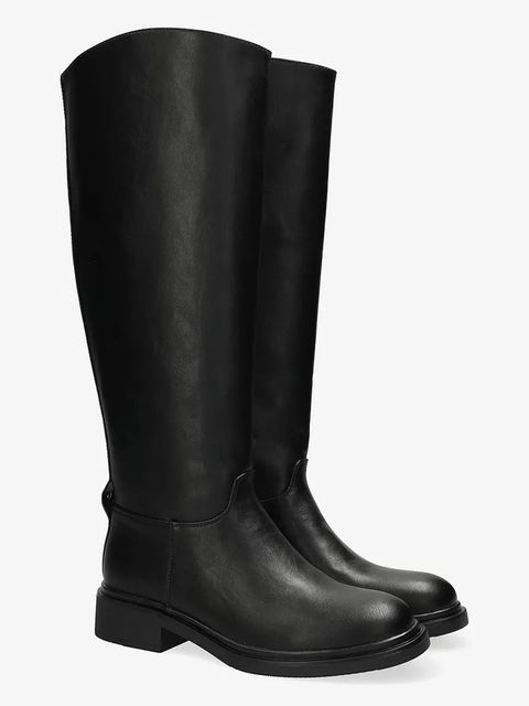 Mexx kozaki STACK ROLLER damskie kolor czarny na słupku MI001802453W - zdjęcie produktu nr 2