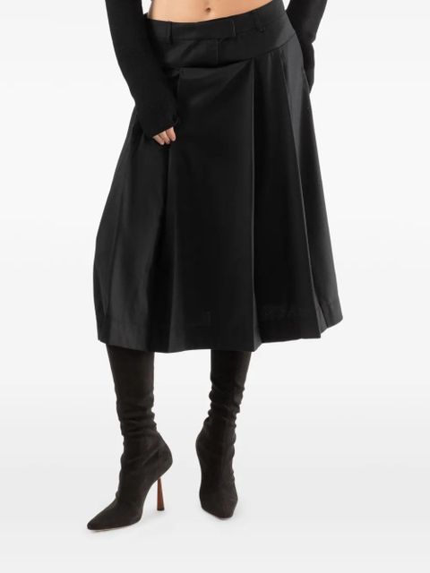 Aya Muse Oenia pleated midi skirt - Black - zdjęcie produktu nr 1