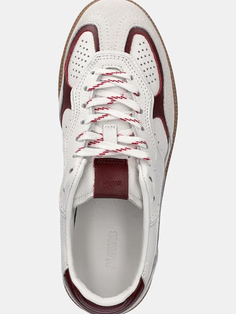 Alohas sneakersy zamszowe S100709-07 damskie kolor biały S100709-07