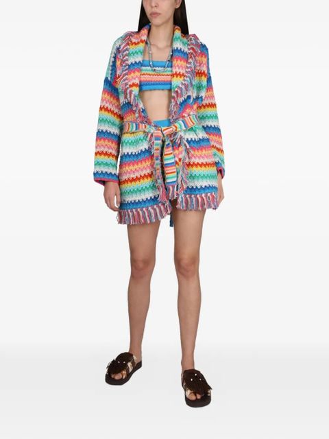 Alanui striped crop top - Blue - zdjęcie produktu nr 2