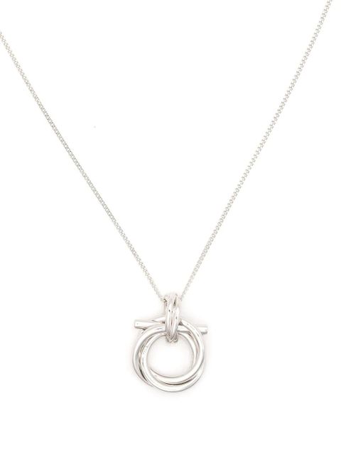 Ferragamo Gancini pendant necklace - Silver - zdjęcie produktu nr 1