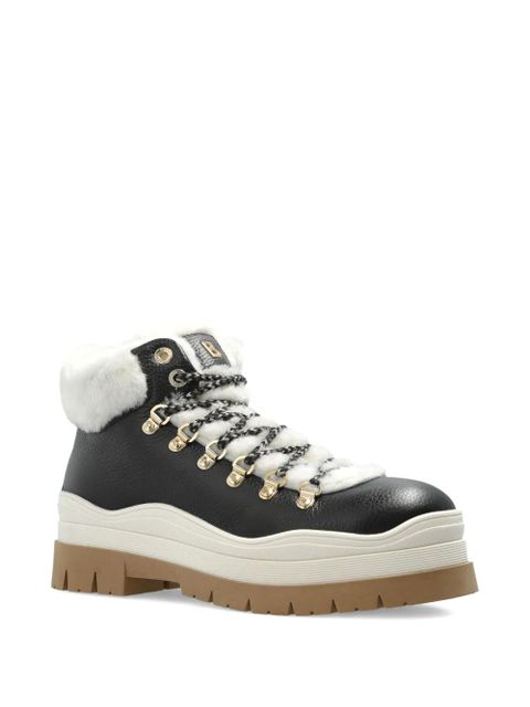 BOGNER Arosa lace-up shearling trainers - Black - zdjęcie produktu nr 2