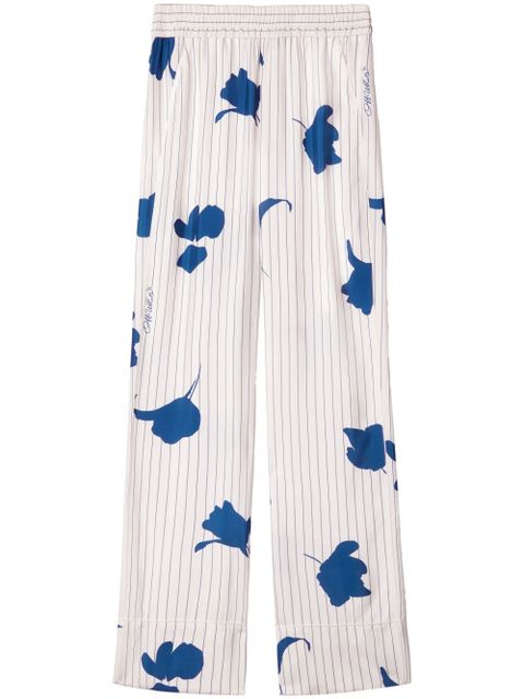 Off-White floral-print trousers - zdjęcie produktu nr 1