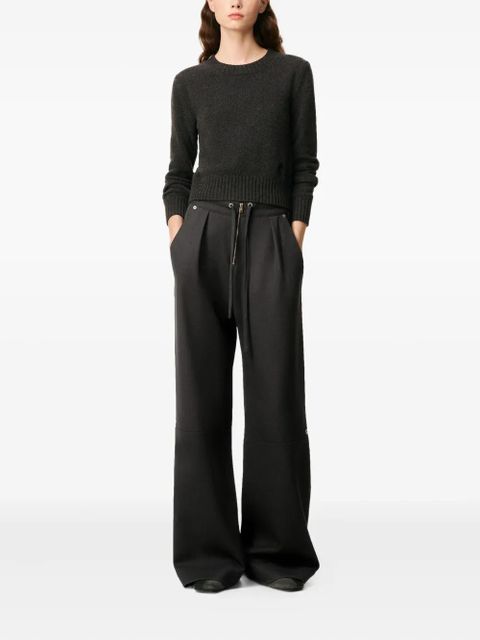 AMI Paris wool zipped trousers - Grey - zdjęcie produktu nr 2