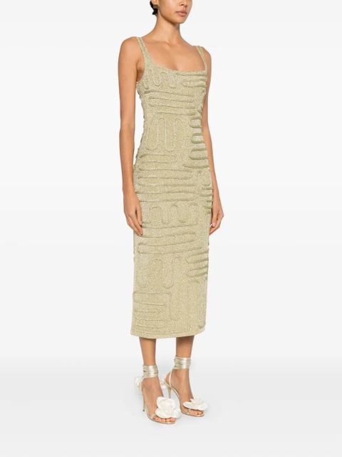 Cult Gaia Kymia midi dress - Gold