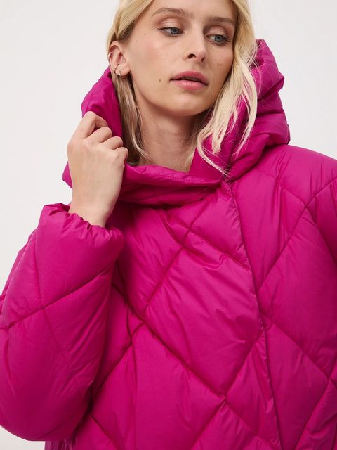 Medicine kurtka damska kolor fioletowy przejściowa - zdjęcie produktu nr 2