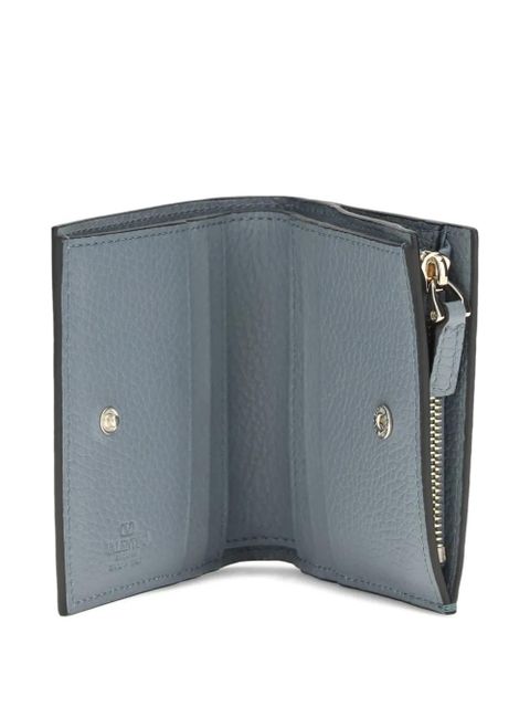 Valentino Garavani rockstud flap leather wallet - Blue