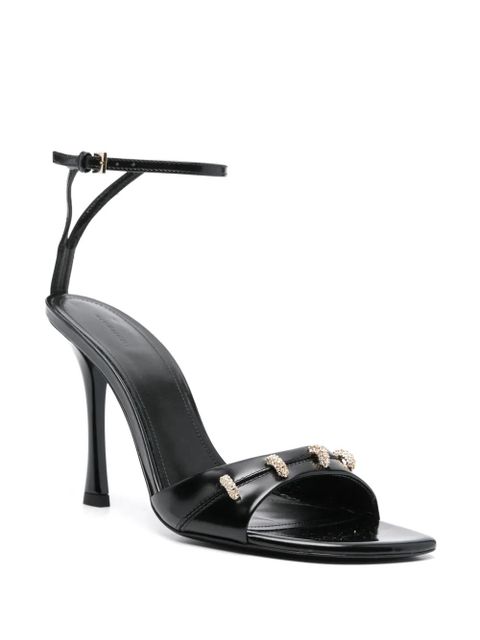 Givenchy 100mm crystal-embellished sandals - Black - zdjęcie produktu nr 2