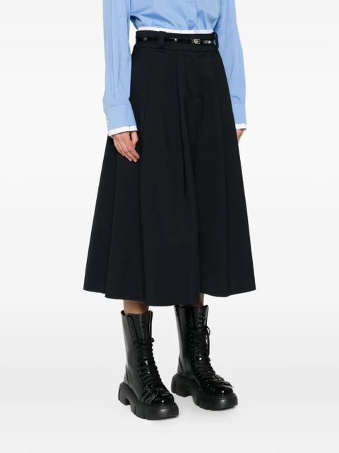 Maje belted midi skirt - Blue - zdjęcie produktu nr 2