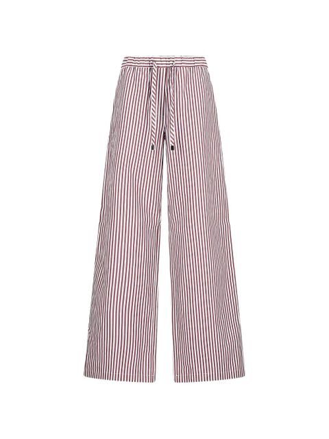 The Attico striped drawstring trousers - Red - zdjęcie produktu nr 1