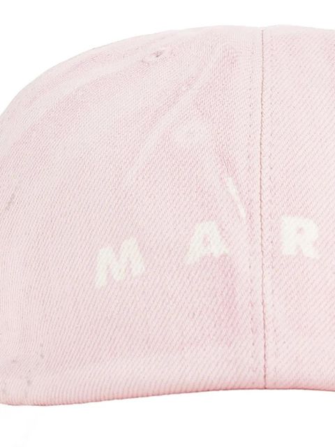 Marni logo baseball cap - Pink
