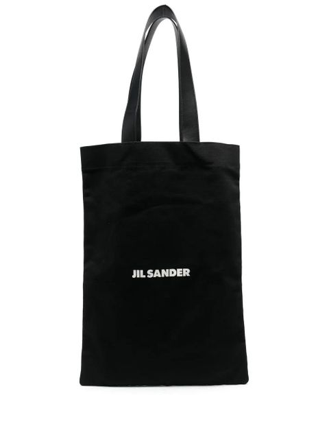 Jil Sander logo-print tote bag - Black - zdjęcie produktu nr 1