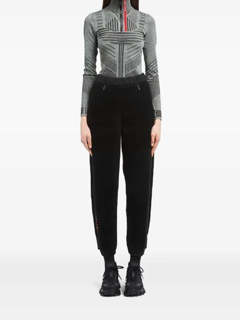 Prada logo-print trousers - Black - zdjęcie produktu nr 2