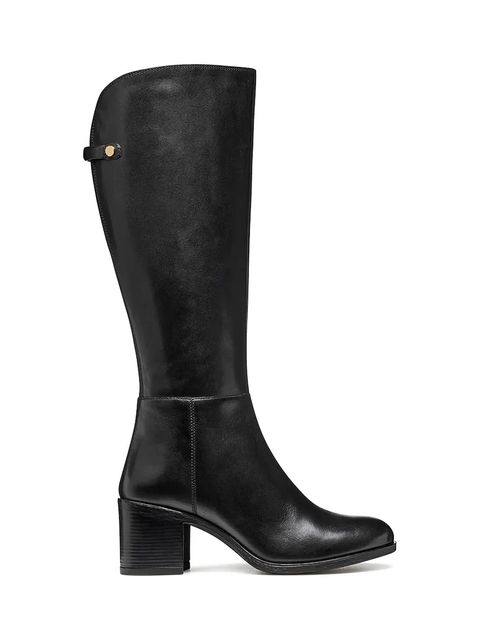 Geox kozaki D NEW ASHEEL damskie kolor czarny na słupku D56FSB 00043 C9999 - zdjęcie produktu nr 1