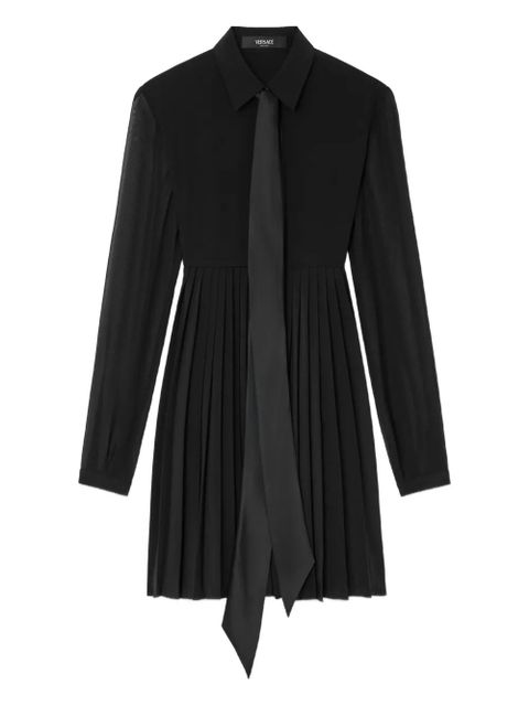 Versace pleated mini dress - Black - zdjęcie produktu nr 1