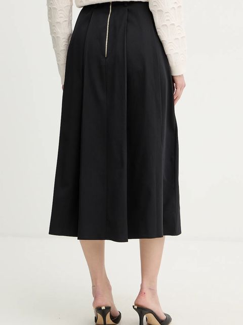 Morgan spódnica kolor czarny midi rozkloszowana JOKER.F - zdjęcie produktu nr 2