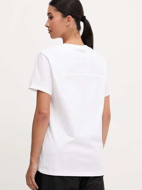 The North Face t-shirt bawełniany Dome Relaxed damski kolor biały NF0A8DZ2FN41