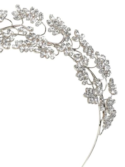 Jennifer Behr Raquel crystal tiara - Silver - zdjęcie produktu nr 2