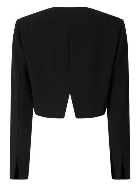 PINKO cropped V-neck jacket - Black - zdjęcie produktu nr 2