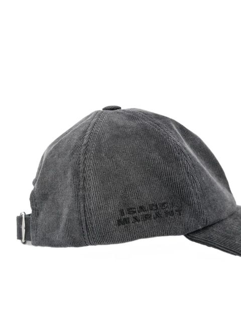 ISABEL MARANT corduroy baseball cap - Black - zdjęcie produktu nr 2