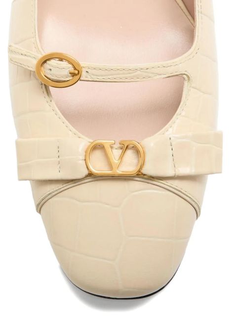 Valentino Garavani 45mm Bowow Décolleté pumps - Neutrals