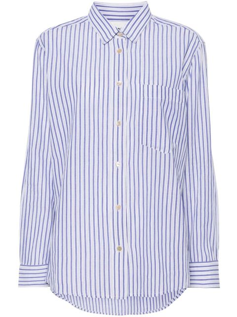 MARANT ÉTOILE Esola striped shirt - Blue