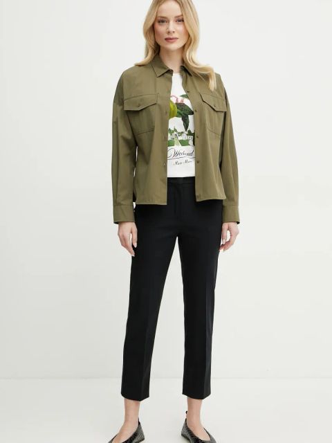 Weekend Max Mara t-shirt bawełniany damski kolor biały 2515971052600