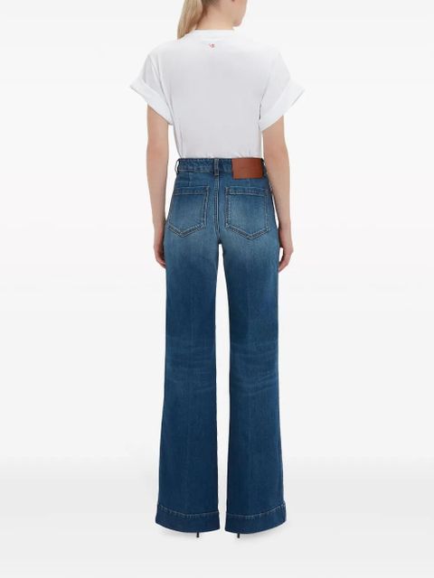 Victoria Beckham Alina flared jeans - Blue - zdjęcie produktu nr 1