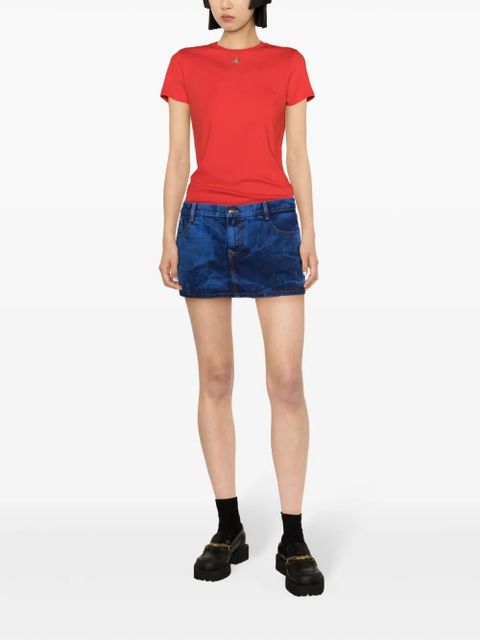 Vivienne Westwood tie-dye denim miniskirt - Blue - zdjęcie produktu nr 2