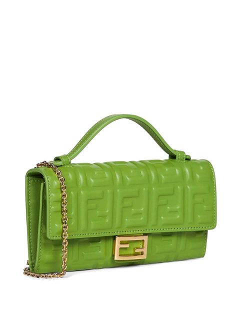 FENDI FF Baguette wallet - Green