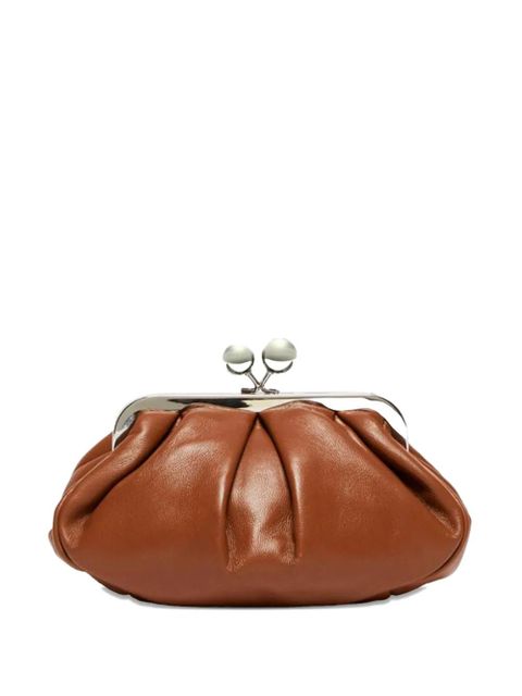 Max Mara leather clutch bag - Brown - zdjęcie produktu nr 1