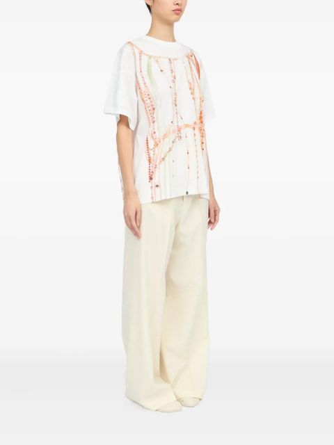 MM6 Maison Margiela jersey T-shirt - White