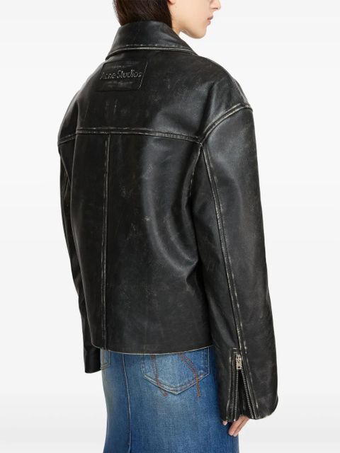 Acne Studios leather jacket - Black