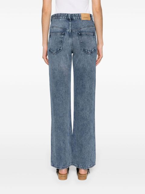 ISABEL MARANT Belvira high-rise bootcut jeans - Blue