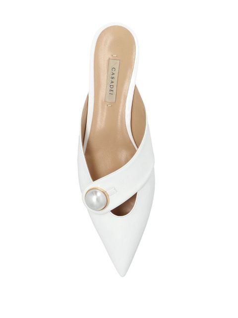 Casadei Blade mules - White