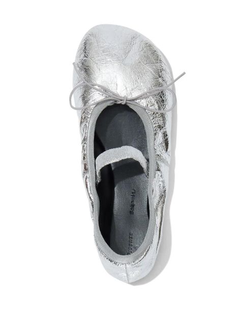 Proenza Schouler Glove Mary Jane leather ballerina - Silver