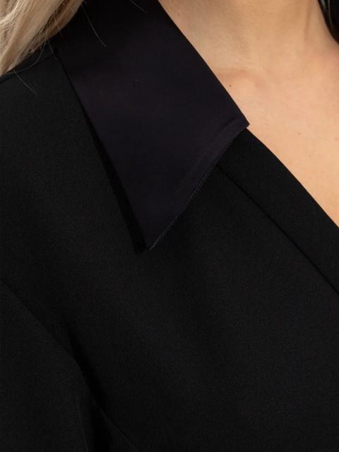 Jil Sander long-sleeves midi dress - 001 BLACK