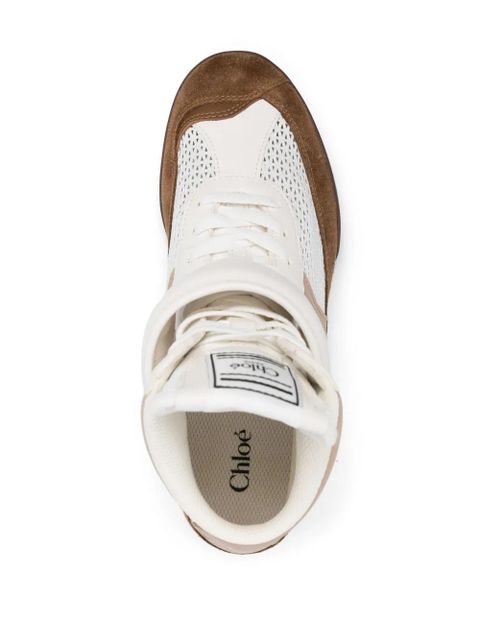 Chloé Kick high-top sneakers - Brown