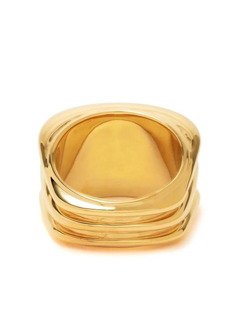 Missoma Triple Ridge ring - Gold - zdjęcie produktu nr 2