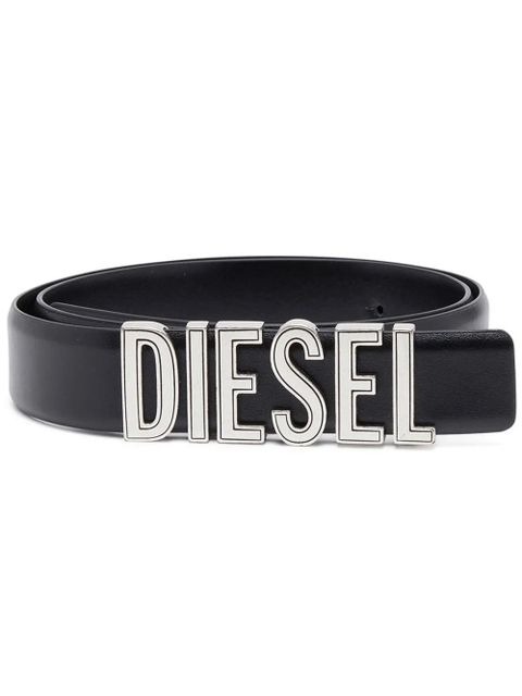Diesel B-Diesel Rivets leather belt - Black - zdjęcie produktu nr 1