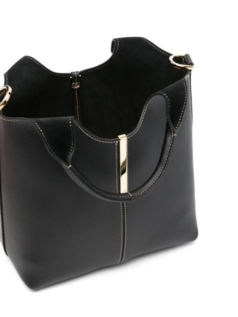 Tod's mini leather tote bag - Black