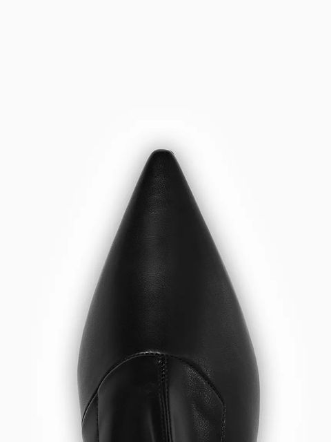 Vanda Novak kozaki ILARY DEEP BLACK damskie kolor czarny na małym obcasie