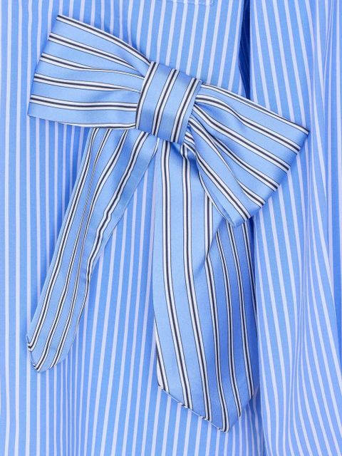 Essentiel Antwerp bow striped shirt - Blue